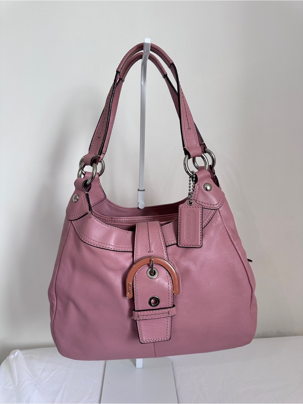 Coach Soho Lynn buckle hobo shoulder bag